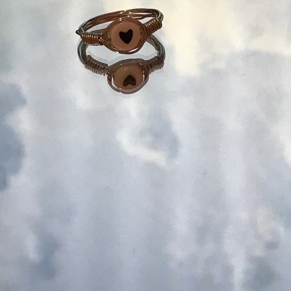 Heart wire ring - Picture 2 of 2